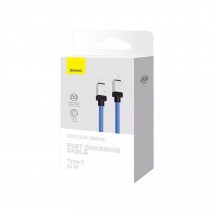 Cablu Baseus Data Cable CoolPlay Series  - USB-C to Lightning Fast Charging, 20W, 2m - Blue CAKW000103