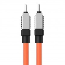 Cablu Baseus Data Cable CoolPlay Series  - Type-C to Type-C Super Fast Charging PD100W, 2m - Orange CAKW000307