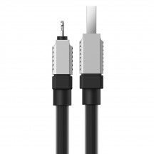 Cablu Baseus Data Cable CoolPlay Series  - USB to Lightning Fast Charging, 2.4A, 2m - Black CAKW000501