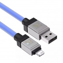 Cablu Baseus Data Cable CoolPlay Series  - USB to Lightning Fast Charging, 2.4A, 2m - Blue CAKW000503