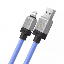 Cablu Baseus Data Cable CoolPlay Series  - USB to Lightning Fast Charging, 2.4A, 2m - Blue CAKW000503