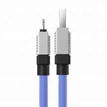 Cablu Baseus Data Cable CoolPlay Series  - USB to Lightning Fast Charging, 2.4A, 2m - Blue CAKW000503