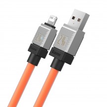 Cablu Baseus Data Cable CoolPlay Series  - USB to Lightning Fast Charging, 2.4A, 2m - Orange CAKW000507