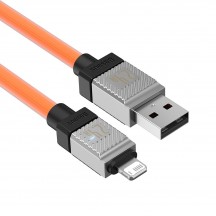 Cablu Baseus Data Cable CoolPlay Series  - USB to Lightning Fast Charging, 2.4A, 2m - Orange CAKW000507