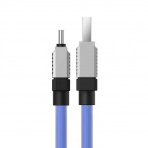 Cablu Baseus Data Cable CoolPlay Series  - USB to Type-C Super Fast Charging PD100W, 2m - Blue CAKW000703