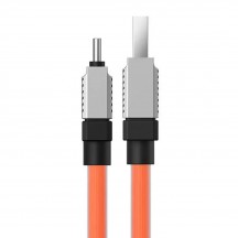 Cablu Baseus Data Cable CoolPlay Series  - USB to Type-C Super Fast Charging PD100W, 2m - Orange CAKW000707