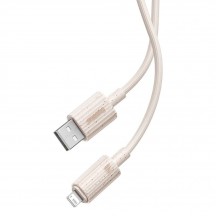 Cablu Baseus Data Cable Habitat Series  - USB to Lightning, 480Mbps, 2.4A, 1m - Natural Green P10360200631-00