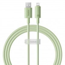 Cablu Baseus Data Cable Habitat Series  - USB to Lightning, 480Mbps, 2.4A, 2m - Natural Green P10360200631-01