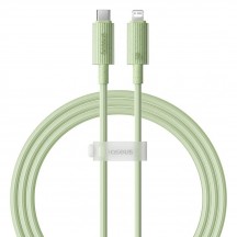 Cablu Baseus Data Cable Habitat Series  - Type-C to Lightning, Fast Charging, 20W, 480Mbps, 1m - Natural Green P10360201631-00