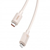 Cablu Baseus Data Cable Habitat Series  - Type-C to Lightning, Fast Charging, 20W, 480Mbps, 1m - Natural Green P10360201631-00