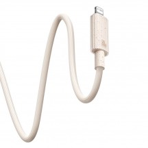 Cablu Baseus Data Cable Habitat Series  - Type-C to Lightning, Fast Charging, 20W, 480Mbps, 1m - Natural Green P10360201631-00