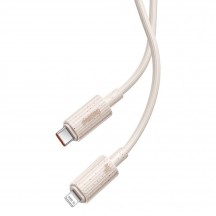 Cablu Baseus Data Cable Habitat Series  - Type-C to Lightning, Fast Charging, 20W, 480Mbps, 1m - Natural Green P10360201631-00