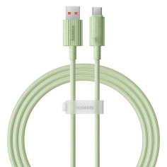 Cablu Baseus Data Cable Habitat Series  - USB to Type-C, Fast Charging, 100W, 480Mbps, 1m - Natural Green P10360203631-00