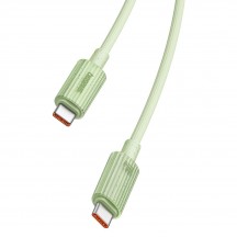 Cablu Baseus Data Cable Habitat Series  - Type-C to USB-C, Super Fast Charge, 100W, 480Mbps, 1m - Natural Green P10360202631-00