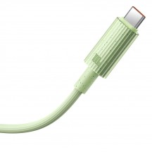 Cablu Baseus Data Cable Habitat Series  - Type-C to USB-C, Super Fast Charge, 100W, 480Mbps, 1m - Natural Green P10360202631-00