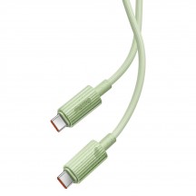 Cablu Baseus Data Cable Habitat Series  - Type-C to USB-C, Super Fast Charge, 100W, 480Mbps, 1m - Natural Green P10360202631-00