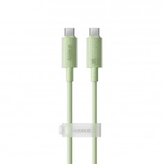 Cablu Baseus Data Cable Habitat Series  - Type-C to USB-C, Super Fast Charge, 100W, 480Mbps, 2m - Natural Green P10360202631-01