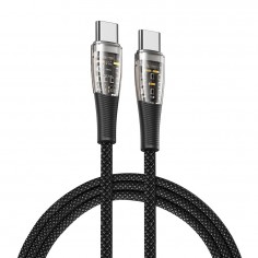 Cablu  Data Cable  - Type-C to Type-C, 65W, 1m - Grey A6