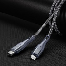 Cablu  Data Cable  - USB-C to Lightning, PD 20W, 480Mbps, 1m - Grey A1