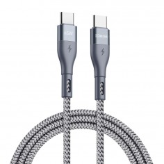 Cablu  Data Cable  - USB-C to Type-C Super Fast Charging 65W, 480Mbps, 1m - Grey A2