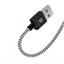 Cablu  Data Cable K-ONE - USB to Micro-USB, 3m - White Black