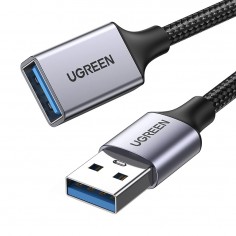 Cablu Ugreen Data Cable  - USB Male to USB Female, 2A, 5Gbps, 5m - Black 25285