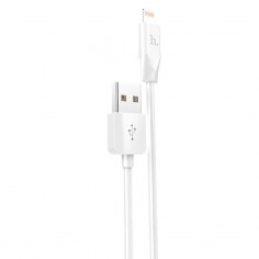Cablu Hoco Data Cable Rapid  - USB-A to Lightning, 10.5W, 2.4A, 1m - White X1