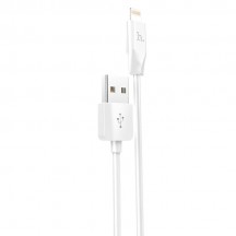 Cablu Hoco Data Cable Rapid  - USB-A to Lightning, 10.5W, 2.4A, 1m - White X1