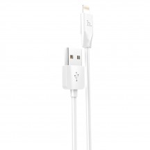 Cablu Hoco Data Cable Rapid  - USB-A to Lightning, 10.5W, 2.4A, 2m - White X1