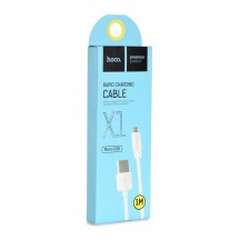 Cablu Hoco Data Cable Rapid  - USB-A to Micro-USB, 10.5W, 2.1A, 1.0m - White X1