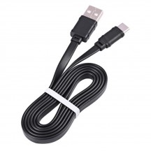 Cablu Hoco Data Cable Bamboo  - USB-A to USB Type-C, 12W, 2.4A, 1.0m - Black X5