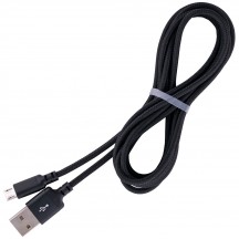 Cablu Hoco Data Cable Double  - USB-A to Micro-USB, 2.4A, 1.0m - Black X14