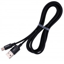 Cablu Hoco Data Cable Times Speed  - USB-A to USB Type-C, 3A, 2.0m - Black X14