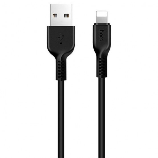 Cablu Hoco Data Cable Flash  - USB-A to Lightning, 10W, 2.4A, 1.0m - Black X20