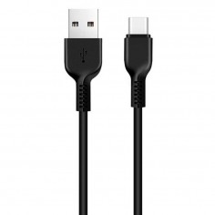 Cablu Hoco Data Cable Flash  - USB-A to USB Type-C, 10W, 3A, 1m - Black X20