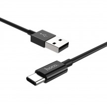 Cablu Hoco Data Cable Skilled  - USB-A to USB Type-C, 15W, 3A, 1.0m - Black X23