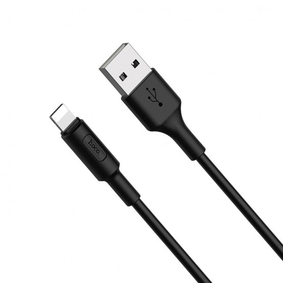 Cablu Hoco Data Cable Soarer  - USB-A to Lightning, 10W, 2A, 1.0m - Black X25