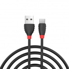 Cablu Hoco Data Cable Excellent charge  - USB-A to USB Type-C, 10W, 2.4A, 1.2m - Black X27