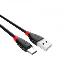 Cablu Hoco Data Cable Excellent charge  - USB-A to USB Type-C, 10W, 2.4A, 1.2m - Black X27