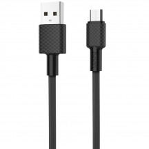 Cablu Hoco Data Cable Superior style  - USB-A to Micro-USB, 10W, 2A, 1.0m - Black X29