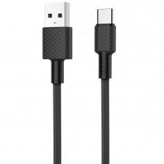 Cablu Hoco Data Cable Superior style  - USB-A to USB Type-C, 10W, 2A, 1m - Black X29