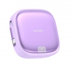 Cablu USAMS Data Cable US-SJ650 U87  - with Multifunctional Storage Set Box, Slots for SIM/TF Card - Purple SJ650USB03