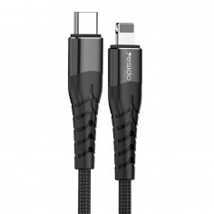 Cablu Yesido Data Cable  - Type-C to Lightning, 18W, PD, 1.2m - Black CA-48