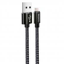 Cablu Yesido Data Cable  - USB to Type-C, 2.4A, 1.2m - Black CA57