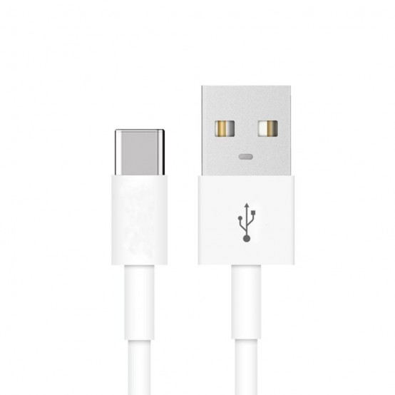 Cablu  Data Cable - USB to Type-C Quick Charging 2.4A, 2m - White