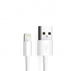 Cablu  Data Cable - USB to Lightning Quick Charging 2.4A, 2m - White