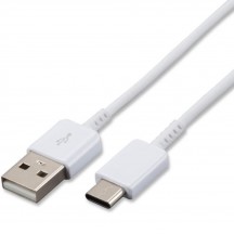 Cablu Samsung Data Cable  - USB to Type-C, Fast Charging, 3A, 1.2m - White (Bulk Packing) EP-DN930CWE