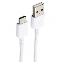 Cablu Samsung Data Cable  - USB to Type-C, Fast Charging, 3A, 1.2m - White (Bulk Packing) EP-DN930CWE