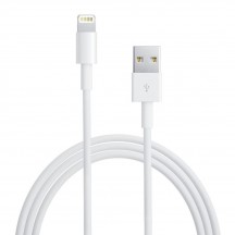 Cablu  Data Cable  - USB-A to Lightning, 1m - White (Bulk Packing) MD818ZM/A