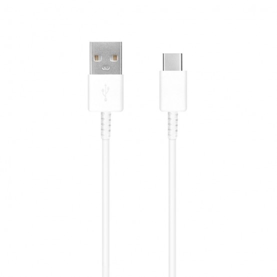 Cablu Samsung Data Cable  - USB to Type-C, Fast Charge 2.1A, 1m - White (Bulk Packing) EP-DG970BWE